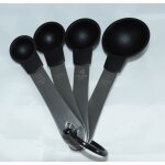 Cuillre( mesure )noire et inox