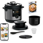 Moulinex turbo cuisine & fry ce7788 multicuiseur rapide 1450 w noir