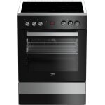 Cuisinire beko b300 fse67301xcs - pose libre - 60x60x85 cm (lxpxh) - avec systme auto - nettoyant - ...