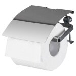 Dérouleur papier wc - support mural avec couvercle - acier inox wenko Dérouleur papier wc - support mural avec couvercle - acier inox wenko