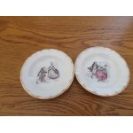 Deux coupelles en porcelaine de limoges