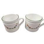 Deux gros cache - pots mug en ceramique vases chopes art décoratif Deux gros cache - pots mug en ceramique vases chopes art décoratif