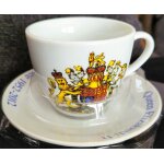 Diamond jubilee ceramic cup & saucer ( 1952 - 2012 ) / tasse & soucoupe du jubil� de diamant de la reine ...