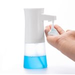 Distributeur automatique de savon en mousse pour lave - mains smart induction foamcapacit 350 ml blanc ...