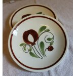 Duo assiettes plates vintage gien france