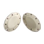 Duo de raviers digoin sarreguemines annes 4050 blanc