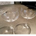 Duo de verres en cristal pour le vin de bourgogne Duo de verres en cristal pour le vin de bourgogne