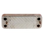 Echangeur sanitaire 12 plaques - diff pour saunier duval : s1016600