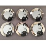 Elegant & atypique service de table assiettes a dessert effigie audrey hepburn