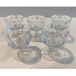 Elgant petit service de 5 pices verre cristal taill villeroy & boch liqueur
