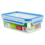 Emsa 508540 bo�te herm�tique alimentaire rectangulaire 1 l transparent 6 pi�ces