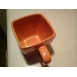 Ensemble de 6 tasses carr�es et sous tasses