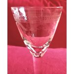 Ensemble ancien de 6 verres a porto de chez  ; baccarat ; en cristal annees 1900
