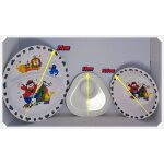 Ensemble assiette, bol et coquetier enfant - le monde du cirque