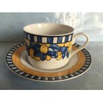Ensemble tasse motif citron 2 verres - neufs Ensemble tasse motif citron 2 verres - neufs