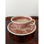 Ensemble tasse et soucoupe villeroy et boch burgenland bordeaux