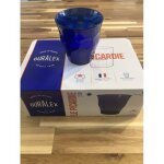 F535; lot de 6 verres bleus saphir picardie � 31 cl / duralex