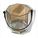 F929 seau a champagne en verre, seau a glaons h 12 d 11, 5 cm