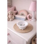 F963; jolie assiette b�b� a ventouse - motifs floraux f338;