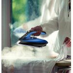 Fer a repasser vapeur sans fil de 0, 25l 2400w noir bleu Fer a repasser vapeur sans fil de 0, 25l 2400w noir bleu