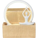 Fontaine dintrieur moderne vitality lumire bandeau led blanc, statue femme yoga amovible ¿ dcoration ...