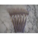 Fourchettes (lot de 6 fourchettes en inox)