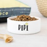 Gamelle personnalis avec nom, gamelle pour chien et chat, nourriture et eau, cramique, 15x5, 8 cm, ...