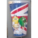 Gobelet m&m's union jack, anglais, angleterre, pub, publicitaire