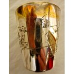 Gobelet mtal argent art nouveau timbale