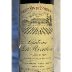 Grand vin de bordeaux - 1989 premi�res cotes de blaye - chateau de la rivalerie - appellation 1 cotes ...