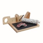 Guillotine a saucisson avec plateau en ardoise
