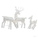 Iron art lighted christmas deer stake glitter sequins renne light glowing deer of reindeer for decorations ... Iron art lighted christmas deer stake glitter sequins renne light glowing deer of reindeer for decorations ...