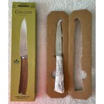 Jean couzon - couteau  chef  - lame: 20cm - bois d'acacia - acier haute performance - neuf.