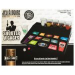 Jeu d'alcool shooter a gags 6 verres + plateau drinking game ambiance fete