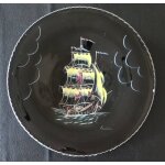 Kerina monaco - plat / coupe en cramique - 1950 (vintage) - thme bateau voilier