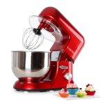Klarstein bella rossa robot de cuisine multifonction 1200w - 6 vitesses réglables - bol inox 5, 2l - ... Klarstein bella rossa robot de cuisine multifonction 1200w - 6 vitesses réglables - bol inox 5, 2l - ...