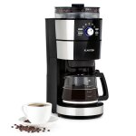 Klarstein grind & brew cafetière 900 - 1000w 10 tasses réservoir 1 litre broyeur Klarstein grind & brew cafetière 900 - 1000w 10 tasses réservoir 1 litre broyeur