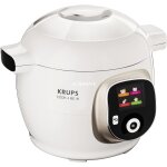 Krups cook4me plus multicuiseur 6 l 1200 w blanc / gris