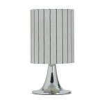 Lampe de table en aluminium avec finition argent�e 38cm hdtulip - house doctor