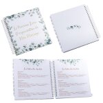 Livre organisation mariage eucalyptus 19x20cm