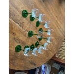 Lot de 10 verres de vin dalsace, srigraphis