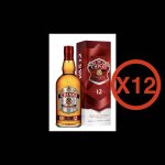 Lot de 12 chivas regal 12 ans - 40% - 70 cl