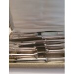 Lot 12 couteaux inox