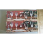 Lot de 12 verres 5cl cristal d'arques pompadour