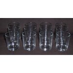 Lot de 12 verrines en verre