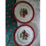 Lot 2 assiettes porcelaine de limoges signer brachet diametre 28cm Lot 2 assiettes porcelaine de limoges signer brachet diametre 28cm