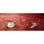 Lot de 2 bols vintage en verre marque casino publicit� huile casino