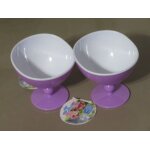 Lot de 2 coupes a glace