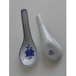 Lot de 2 cuillères céramique soupe chinoise Lot de 2 cuillères céramique soupe chinoise