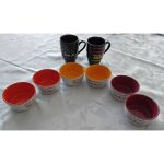 Lot de 2 mugs little marcel et 6 coupelles little marcel